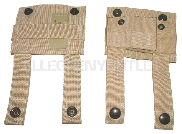 2 Each, K-bar Adapter, Ka bar, Military Issue, Molle II, Desert Tan, New