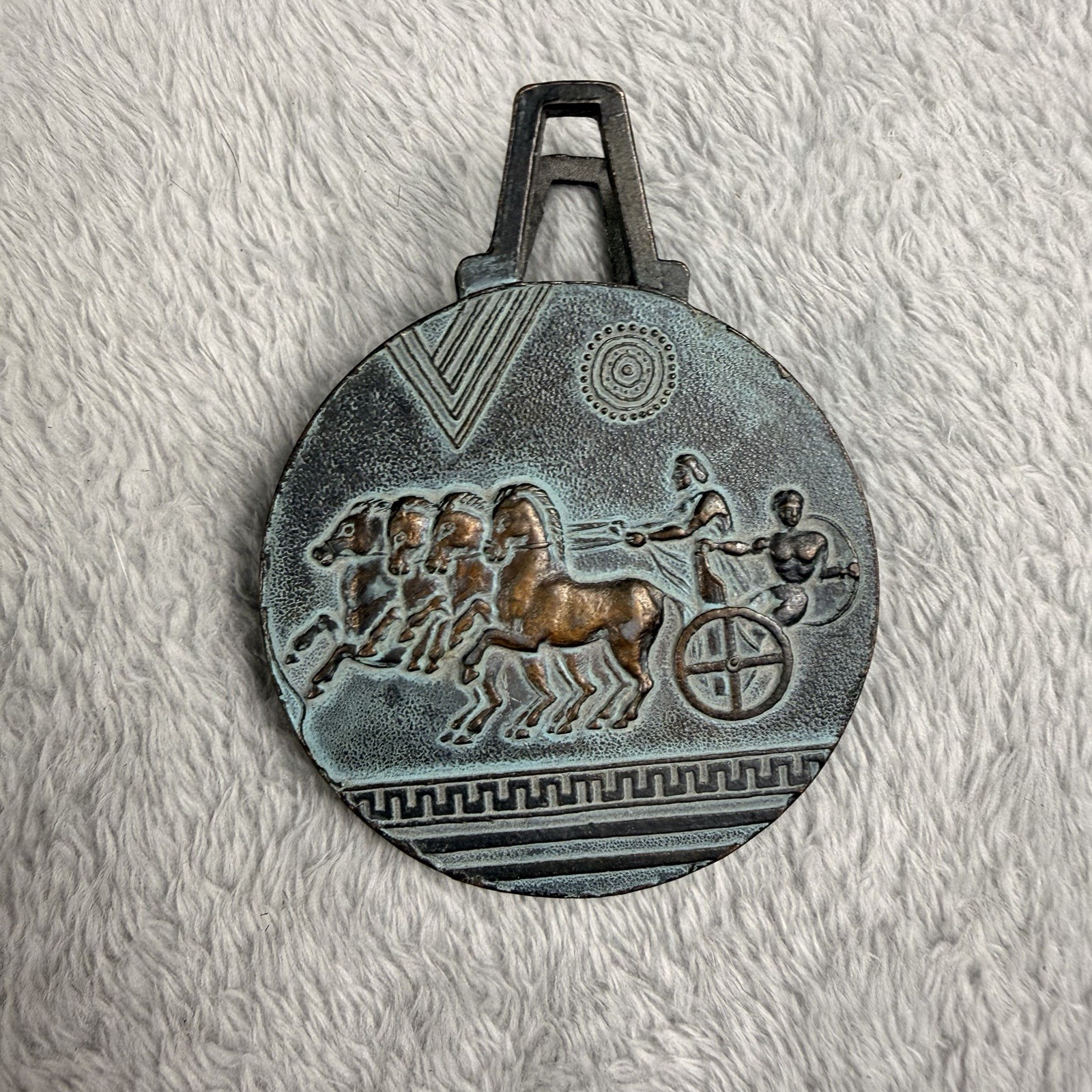 Vintage Greek Crete Minoan Paper Clip Prince of Lilies Knossos Greece