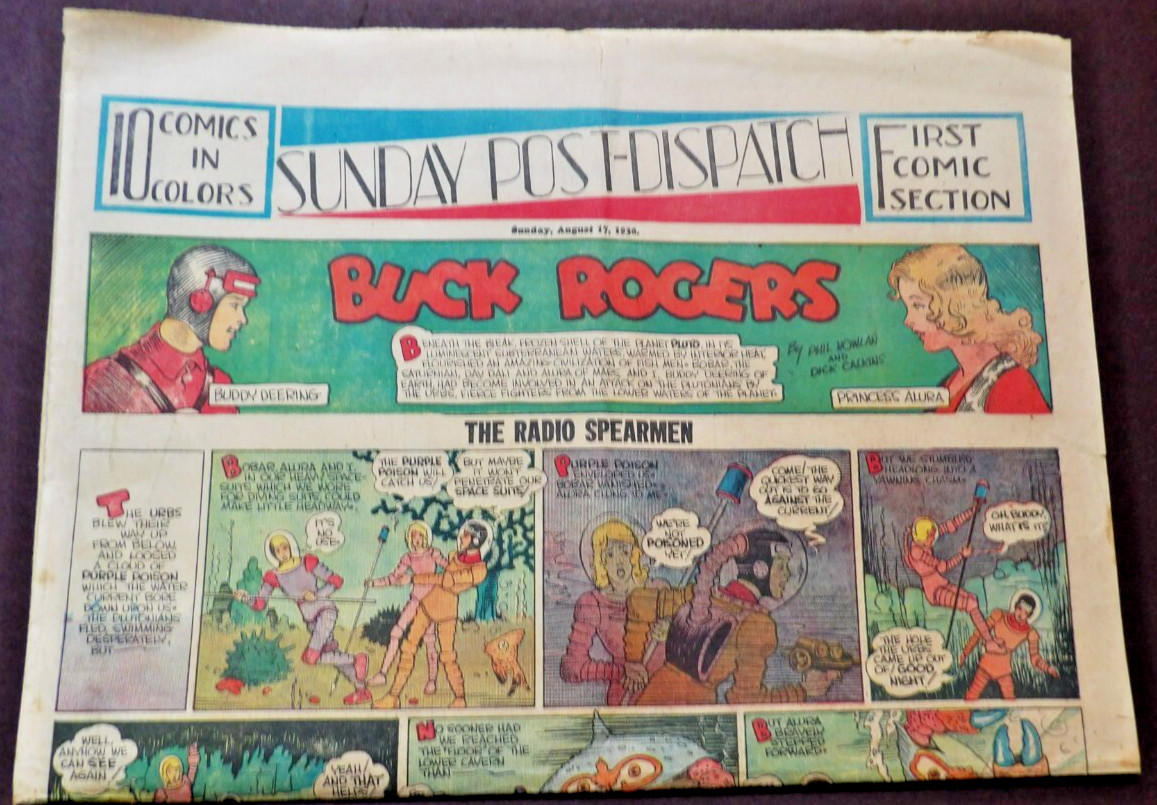 Sunday Post-Dispatch- 4 Pages Color Comic Section-Sunday, August 17, 1930.