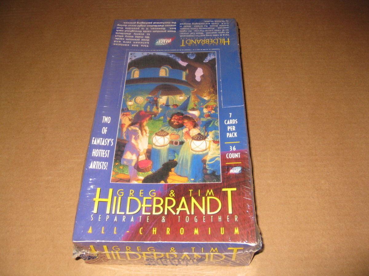 1995 Hildebrandt Seperate And Together Trading Card Box Comic Images