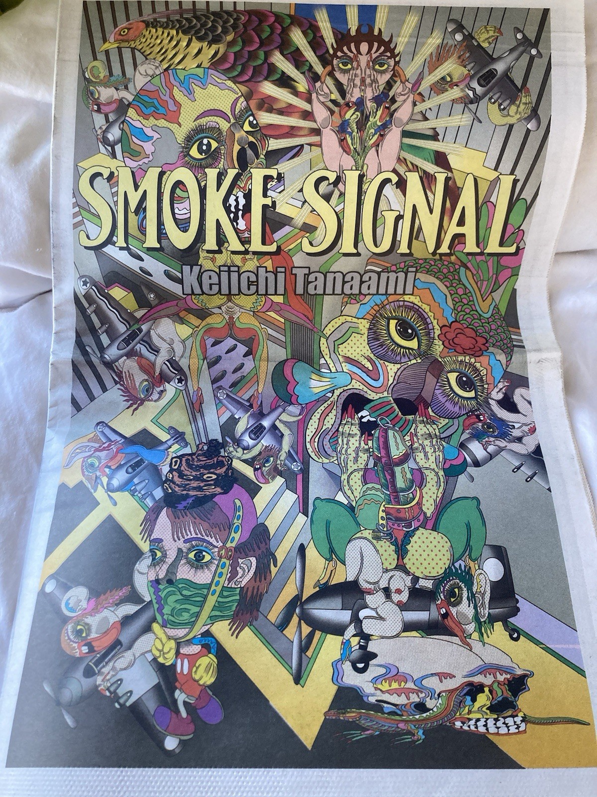 Keiichi Tanami Smoke Signal #41 Desert Island 2023 Japanese Pop Art Newspaper