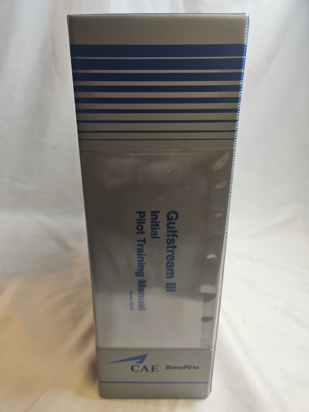 Gulfstream 3 Initial Pilot Training Manual In CAE SimuFlite 3 Ring Binder #PBC Gulfstream 3 Initial Pilot Training Manual In CAE SimuFlite 3 Ring Binder #PBC