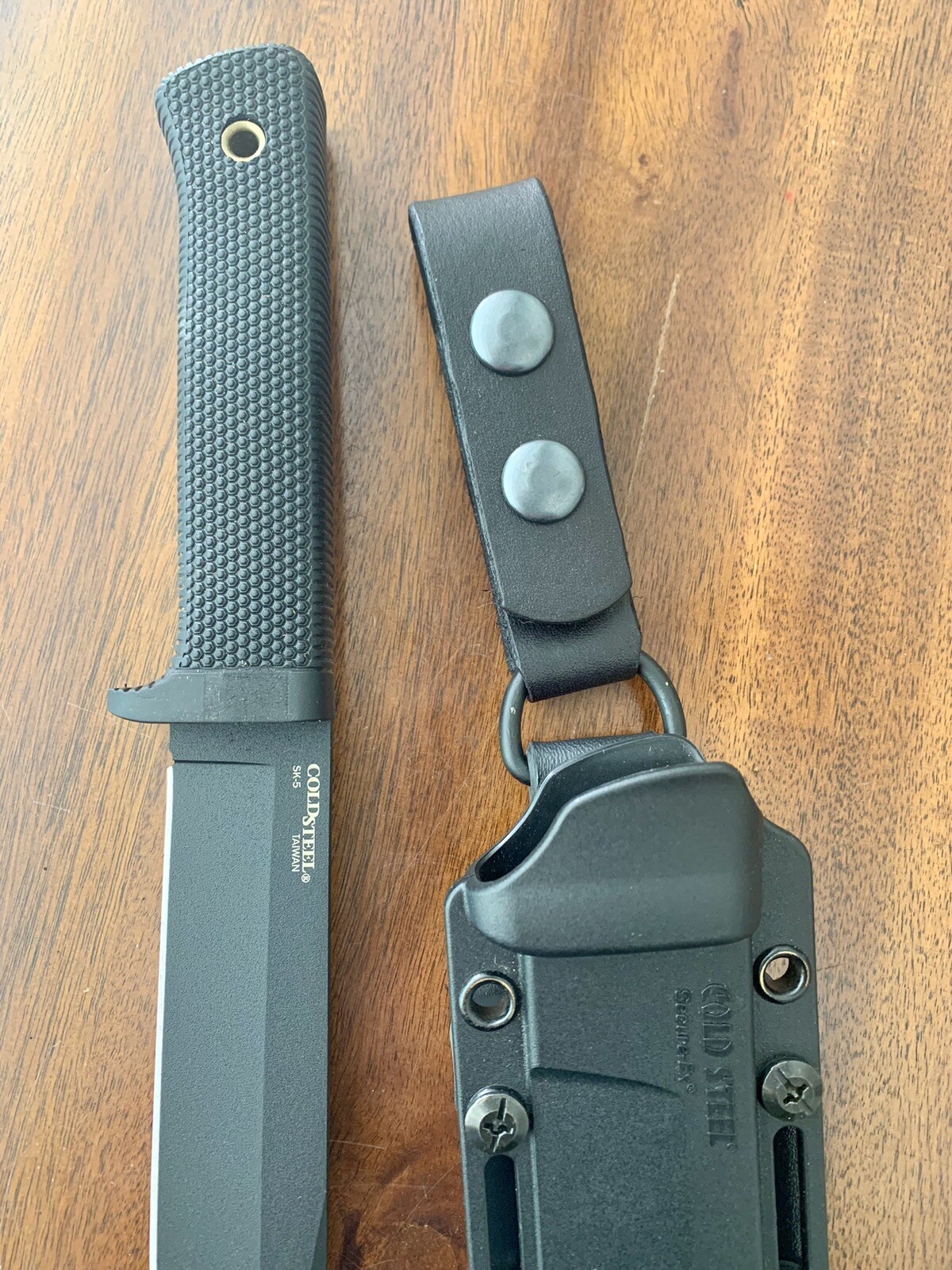 Cold Steel SRK  Leather and Kydex Dangler (No Knife Or Sheath)