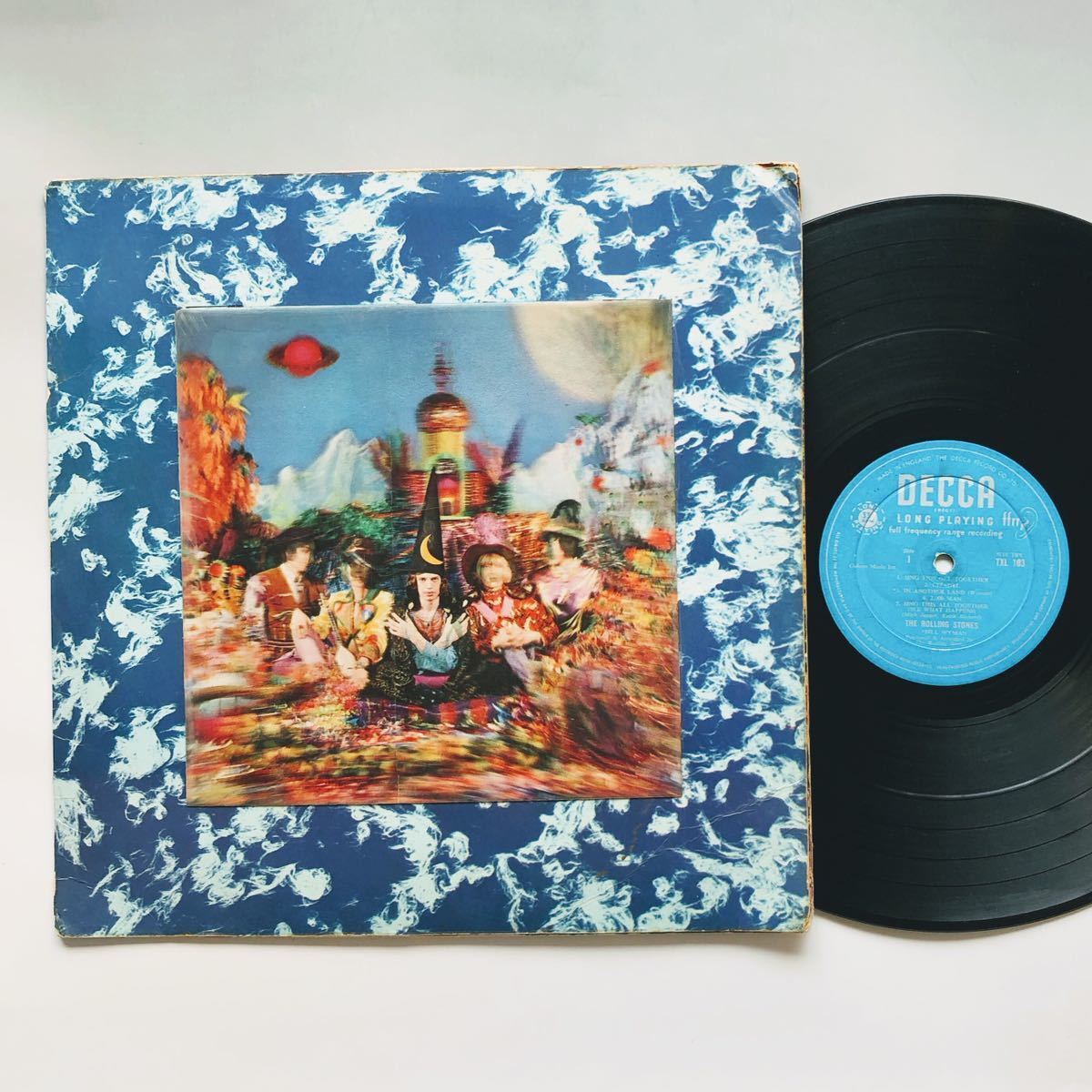 LP record UK original edition Rolling Stones Their Satanic Majesties Request