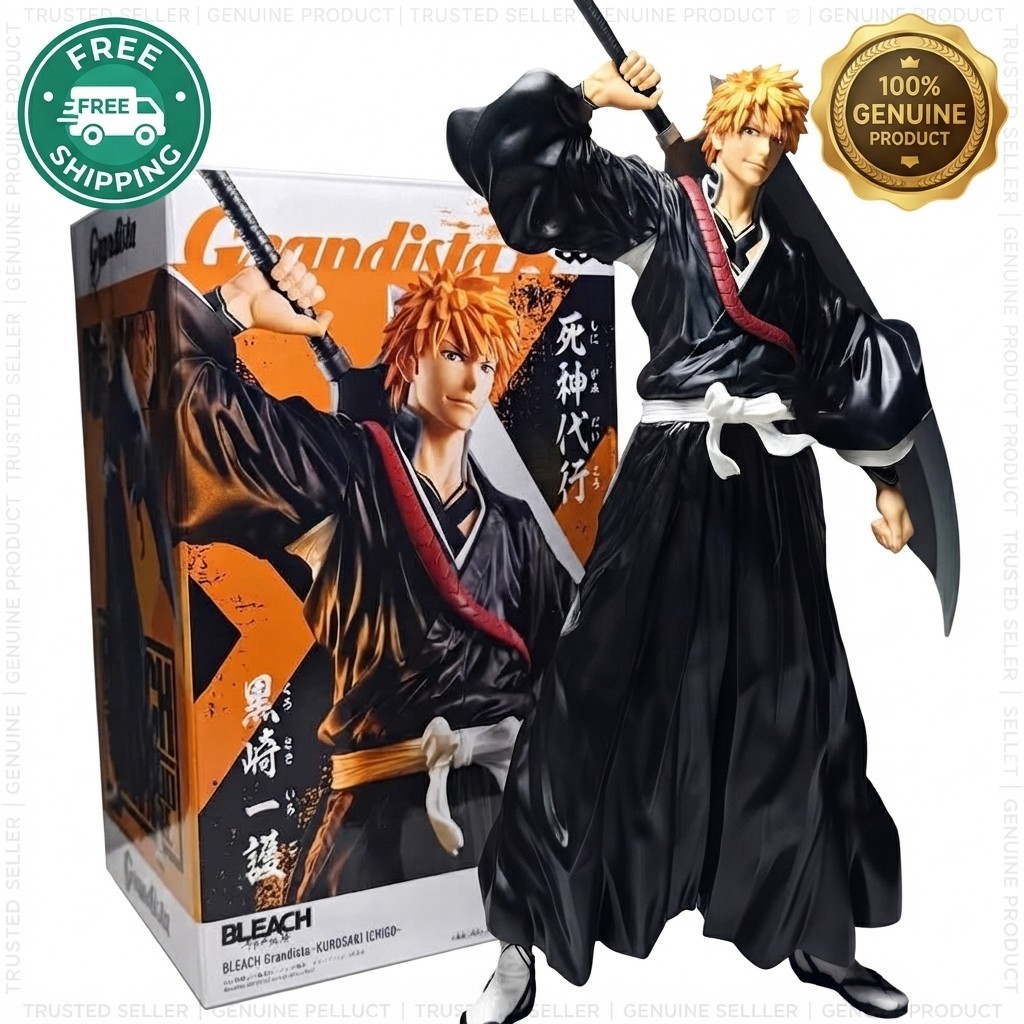 Anime Bleach Byakuya Ichigo Toushirou Action Figure PVC Model Gift Same Day 🚛✅