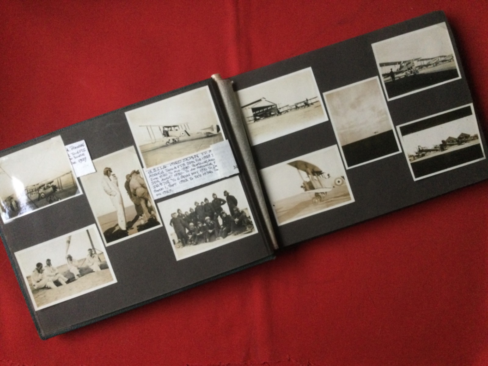 Post WW1 RAF Photo Album 1920’s Post WW1 RAF Photo Album 1920’s