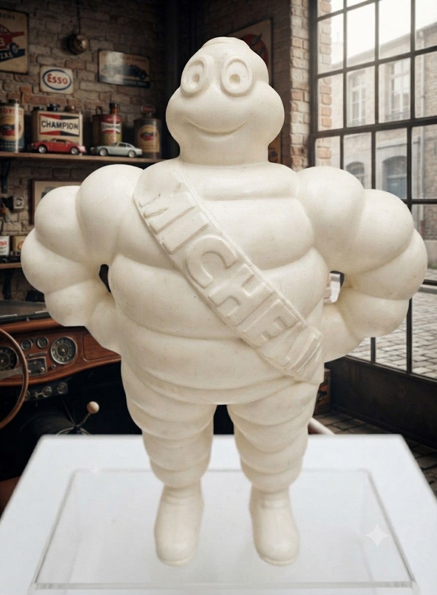 Vintage 1981 Michelin Man Bibendum Resin Figure  13\