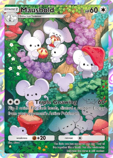 [DIGITAL] Maushold - Full Art - ENG - Pokemon TCG Pocket