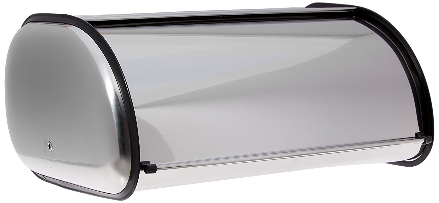 Stainless Steel Bread Box Storage Bin, Kitchen Cake Food Container, Bread holder