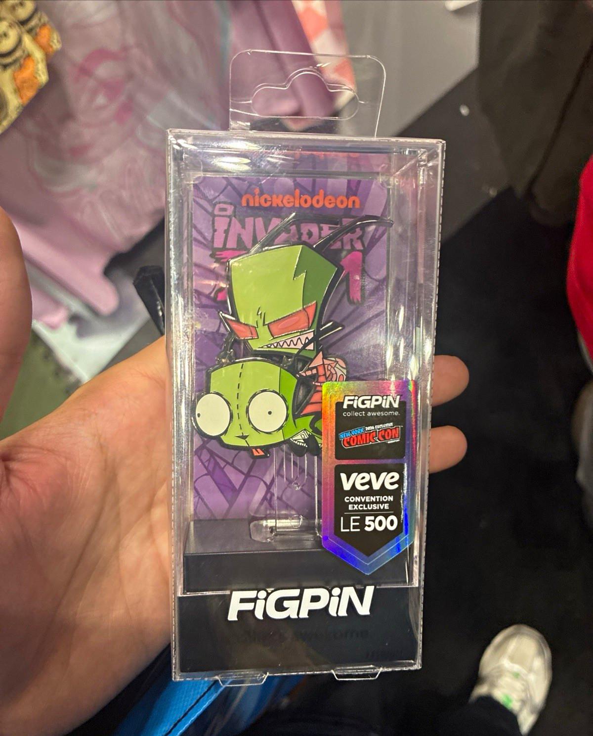 NYCC 2026 FiGPiN Nickelodeon Invader Zim GIR Pin NY Exclusive LE 500 EVER MADE
