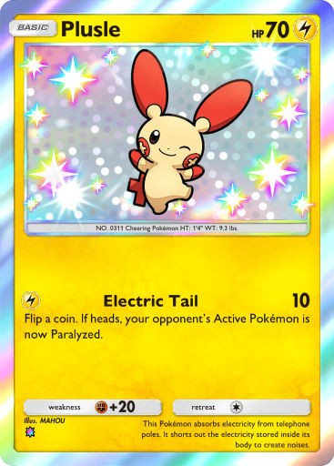 [DIGITAL] Plusle - Shiny Rare - ENG - Pokemon TCG Pocket