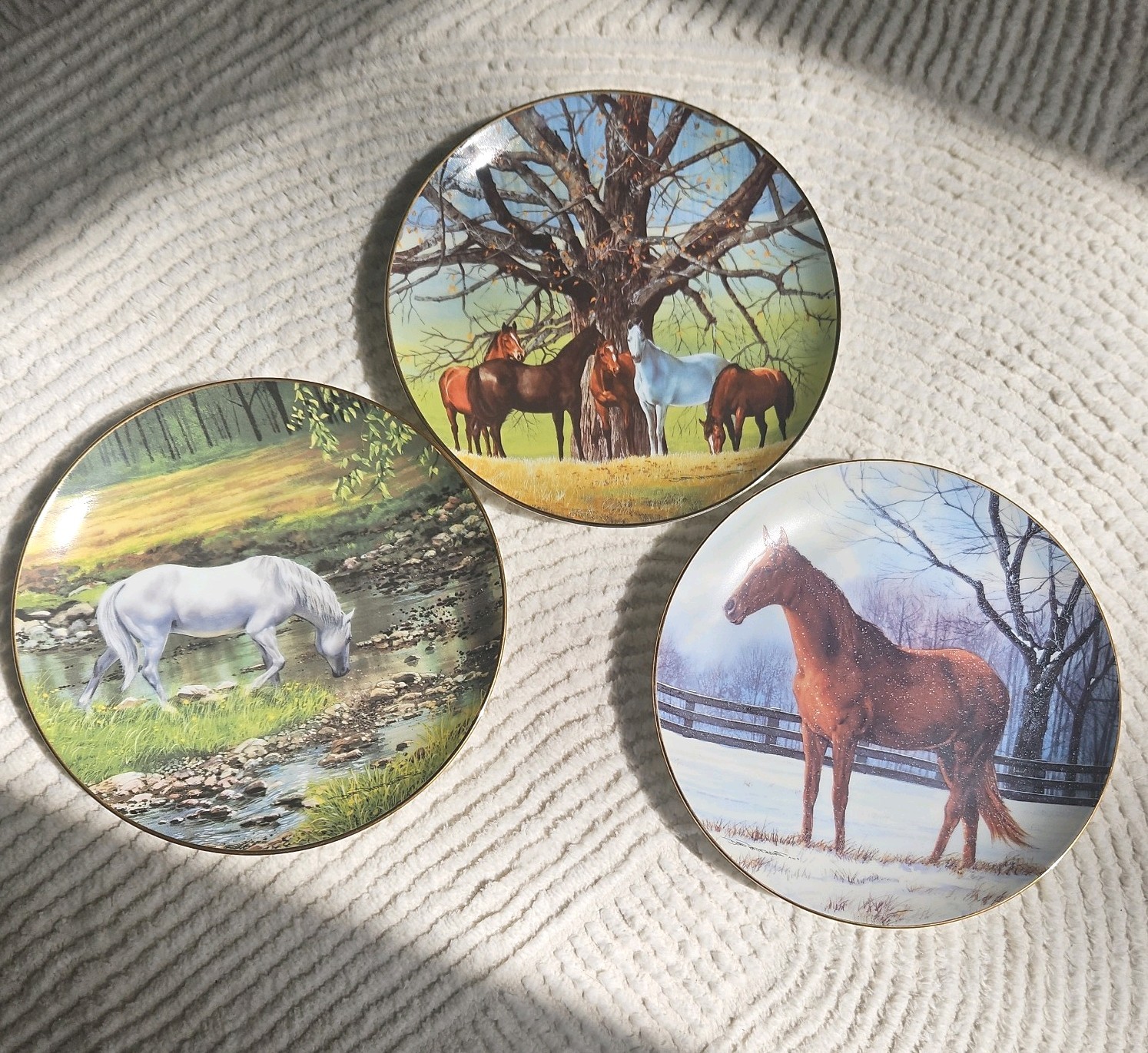 LOT 3 Limited Edition Horse Plate by Donald W Patterson The Danbury Mint 1991 LOT 3 Limited Edition Horse Plate by Donald W Patterson The Danbury Mint 1991