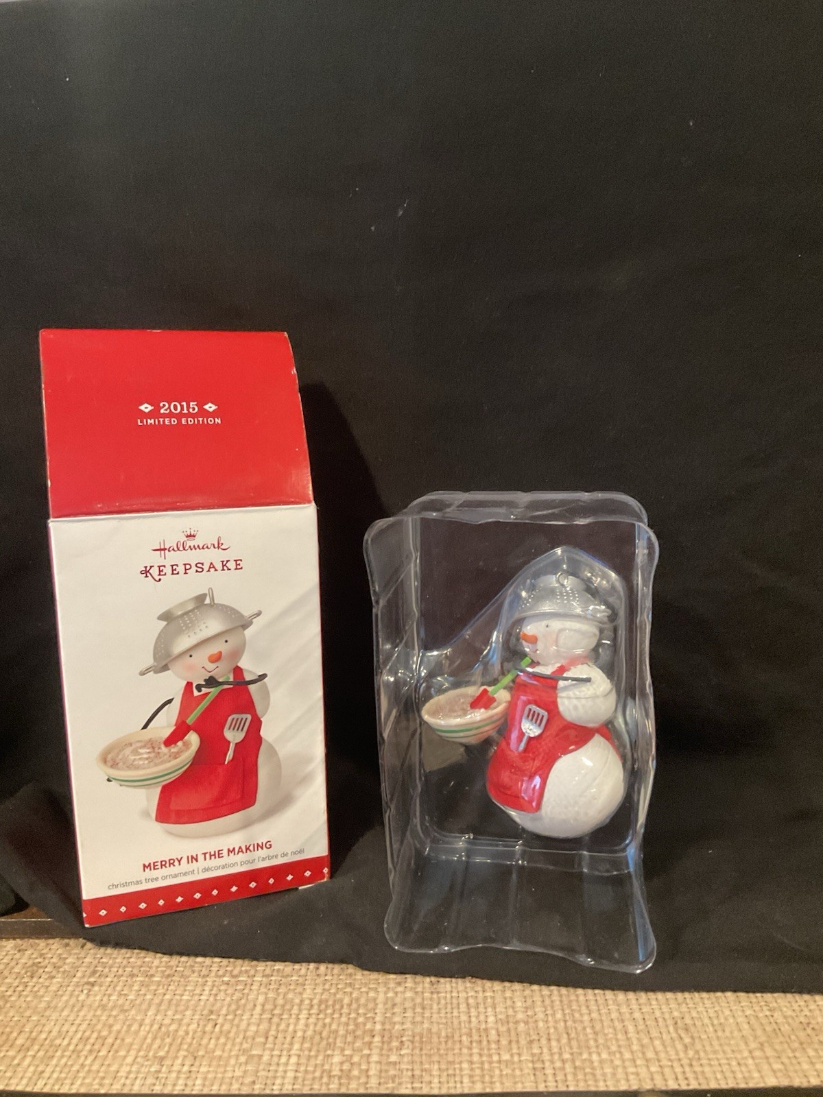 Hallmark 2015 Keepsake Ornament Merry In The Making Christmas Snowman