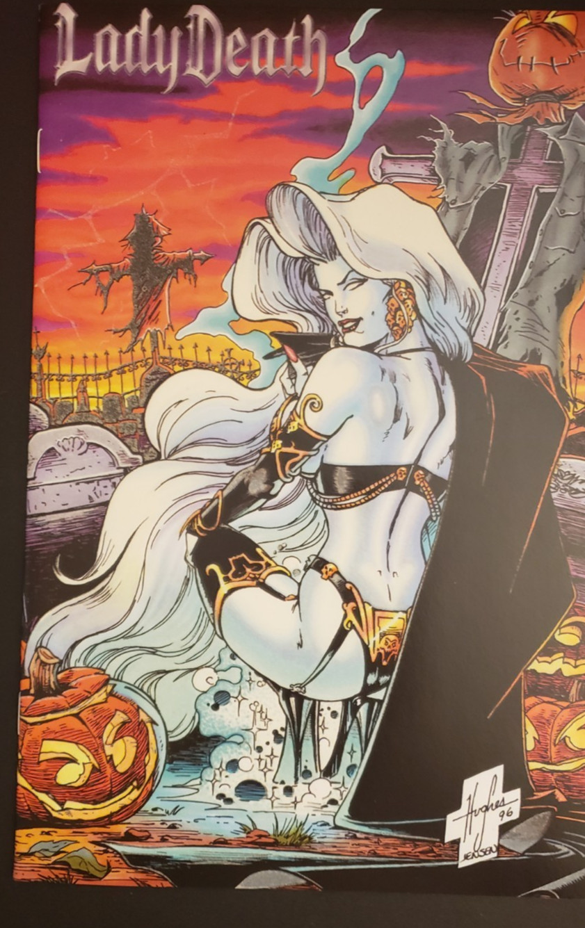 Untold Tales Of Lady Death #1 Comic Premium Glow In The Dark Ltd Ed Chaos NM+