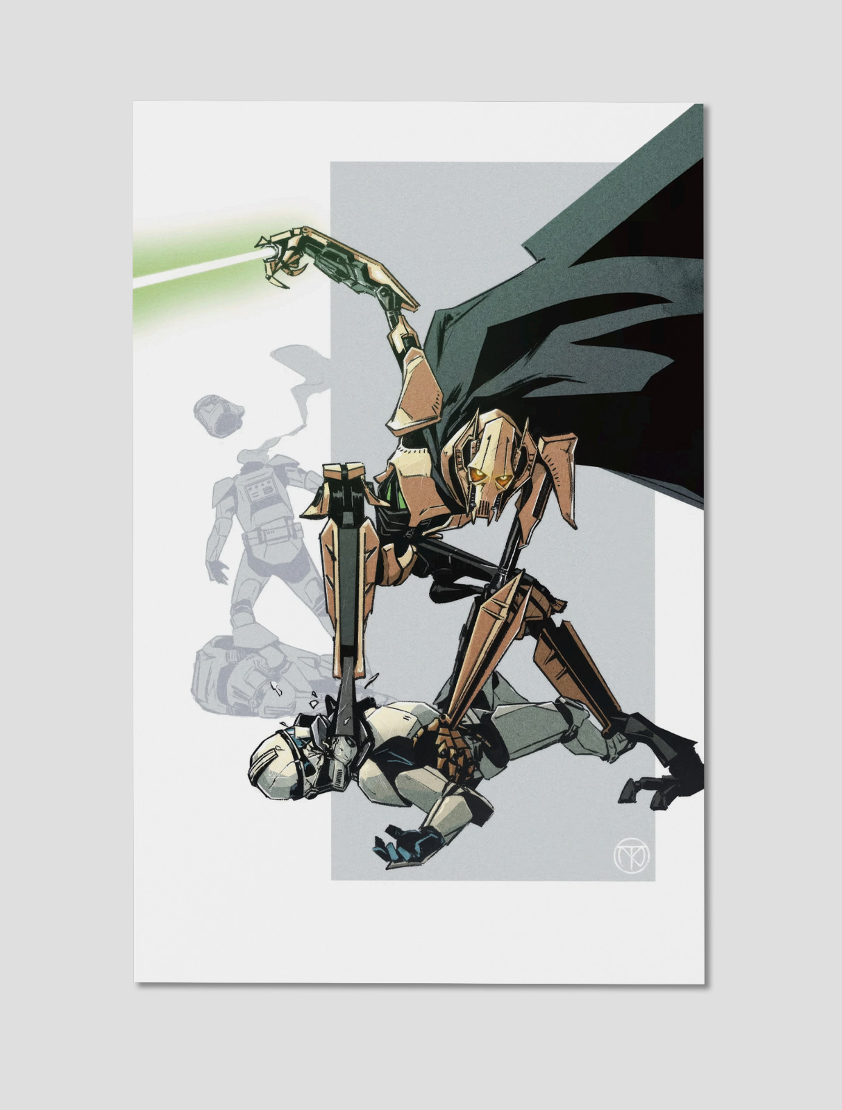 General Grievous Star Wars Premium Giclee Print 11\