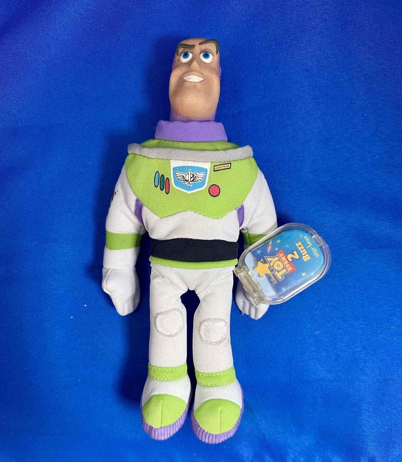 Vintage 1999 Mattel Star Bean Buzz Lightyear Toy Story 2 Plush 9in With Tag