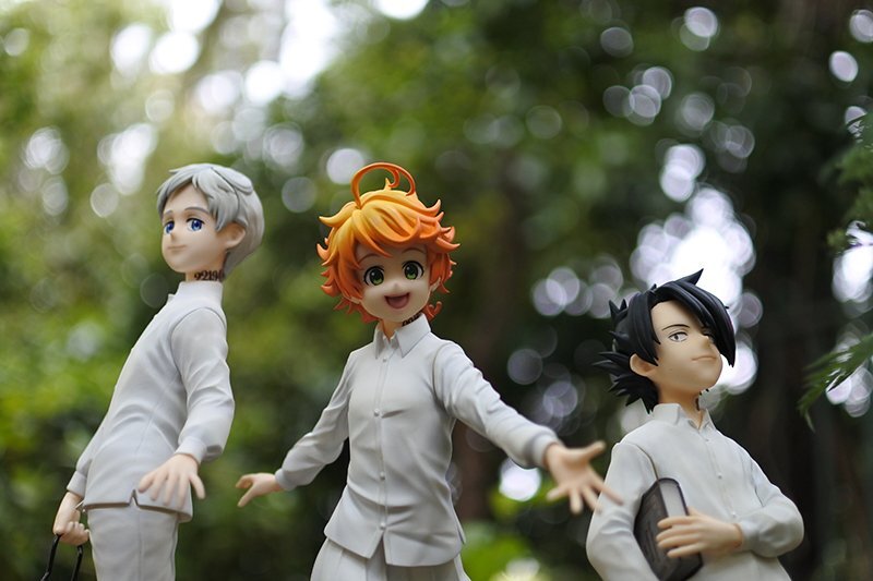 [USED] Aniplex The Promised Neverland Norman Emma Ray 1/8 scale Figure Set of 3