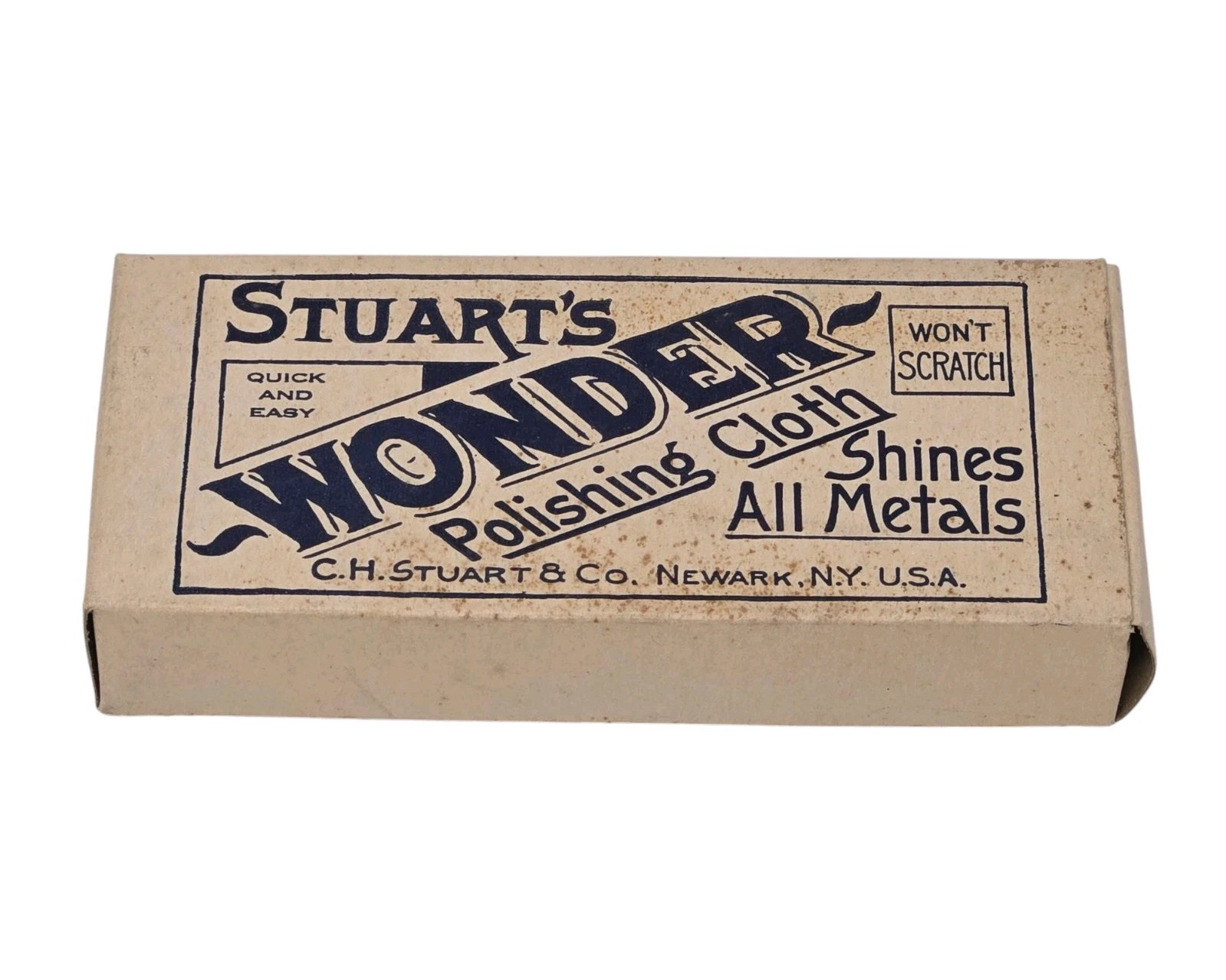 Vintage Stuarts Wonder Polishing Cloth NOS 1950s