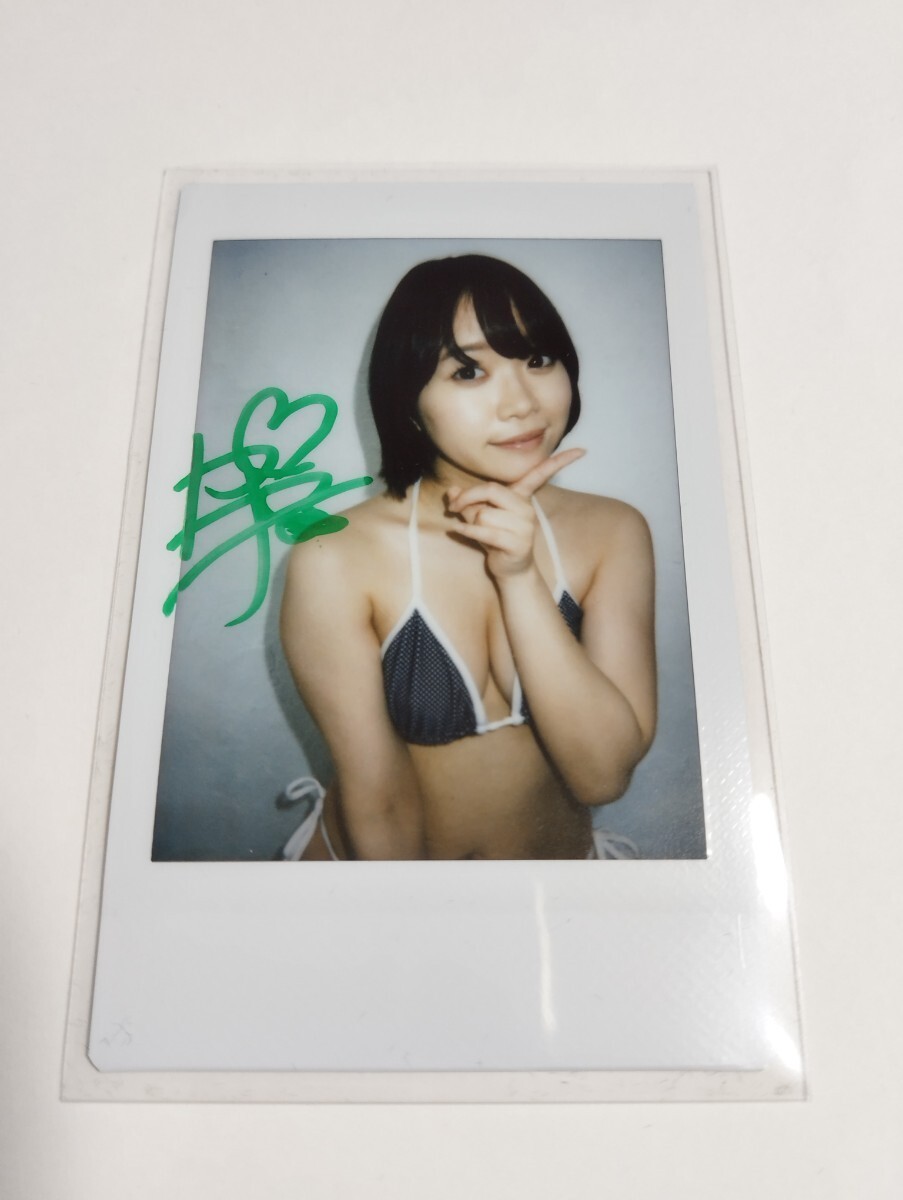 Yura Kano Autographed Signed instax photo Cheki Japan JAV Yura Kano Autographed Signed instax photo Cheki Japan JAV
