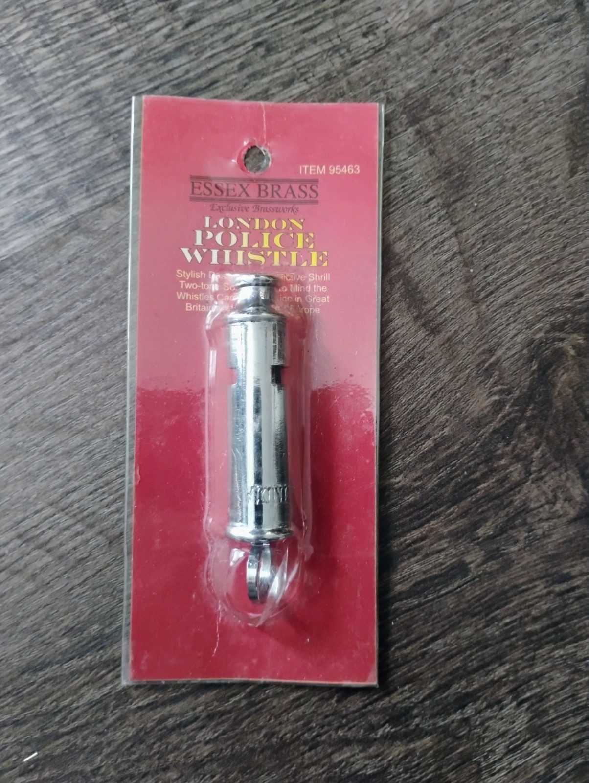 ACME City Trademark England Nickel-Plated Brass British Police Bobby Whistle NOS ACME City Trademark England Nickel-Plated Brass British Police Bobby Whistle NOS
