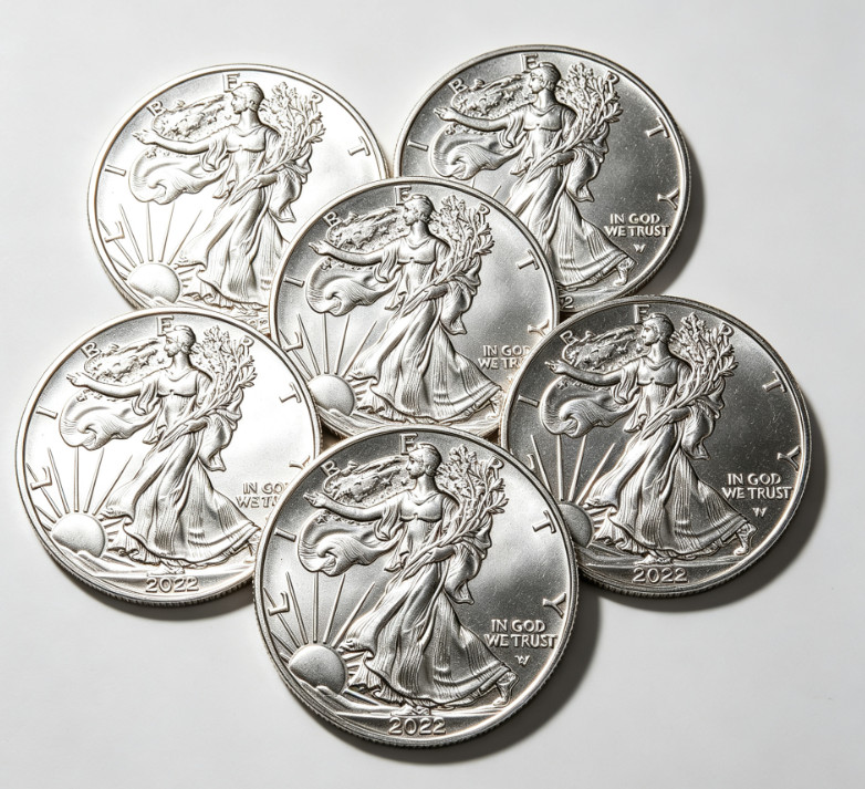 2022 Lot of 5 U.S .999 -1- 0 Z American Eagle C.0.i.n ￥