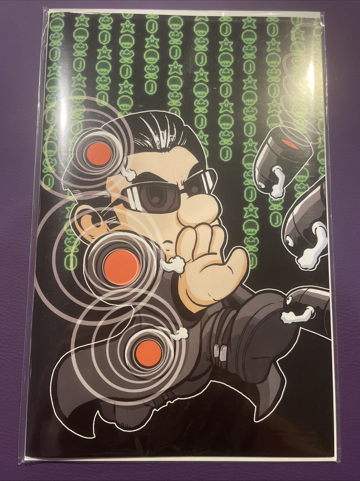 Fame Keanu Reeves Matrix Mario Bros NYCC 2024 Ltd 100 Tidalwave NM+