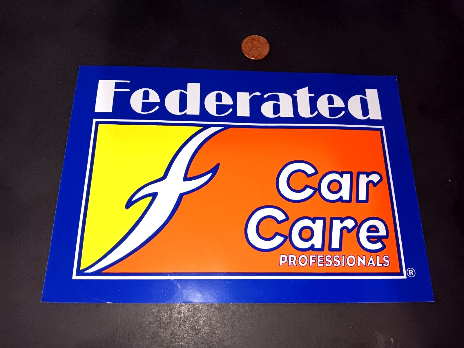 VINTAGE FEDERATED Sticker Decal ORIGINAL old stock