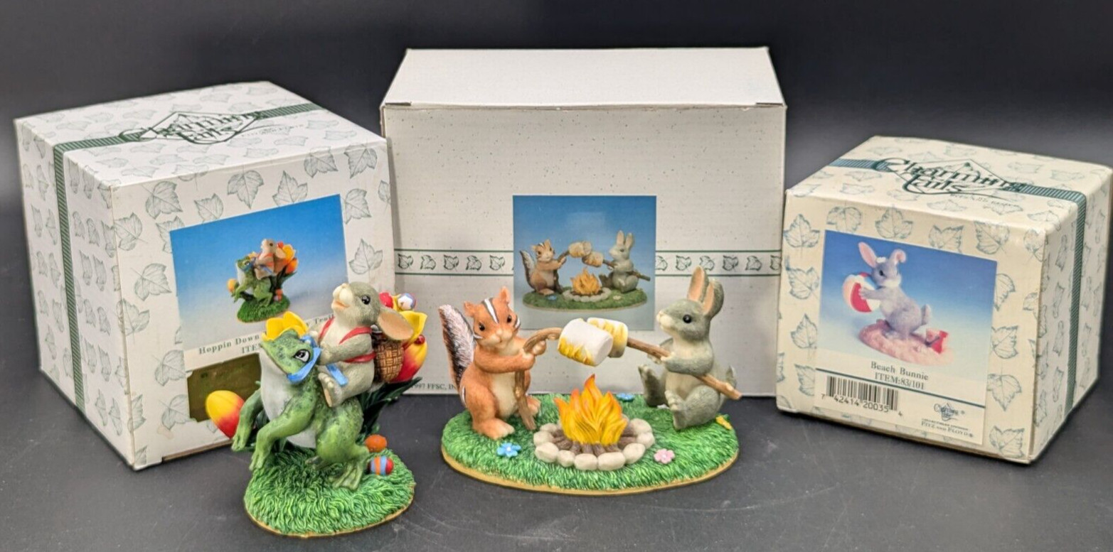 CHARMING TAILS HOPPIN' DOWN THE BUNNY TRAIL, BEACH BUNNIE, AND TOASTING...