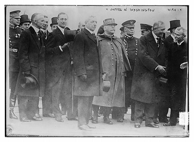 Photo:Washington DC Marshal Joseph Joffre French General Group Photo 1910s