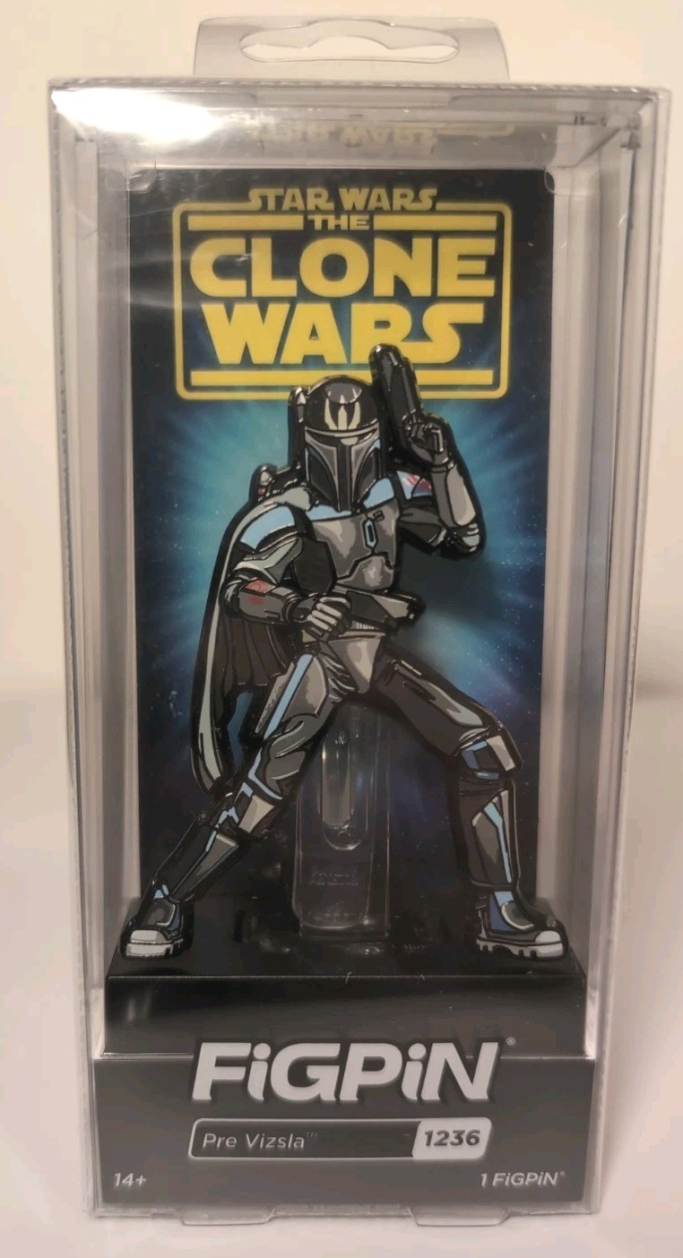 FiGPiN Star Wars The Clone Wars - Pre Vizsla LE 1000 *LOCKED* FiGPiN Star Wars The Clone Wars - Pre Vizsla LE 1000 *LOCKED*