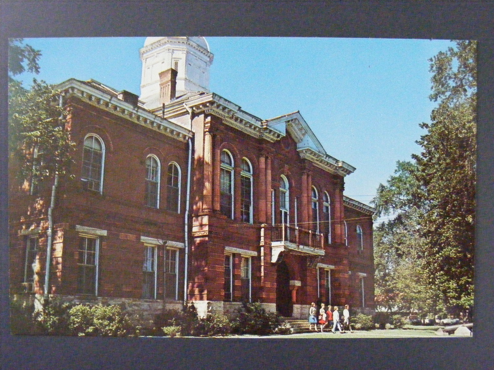 Livingston Alabama Sumter County Courthouse Vintage Chrome Postcard 1960s