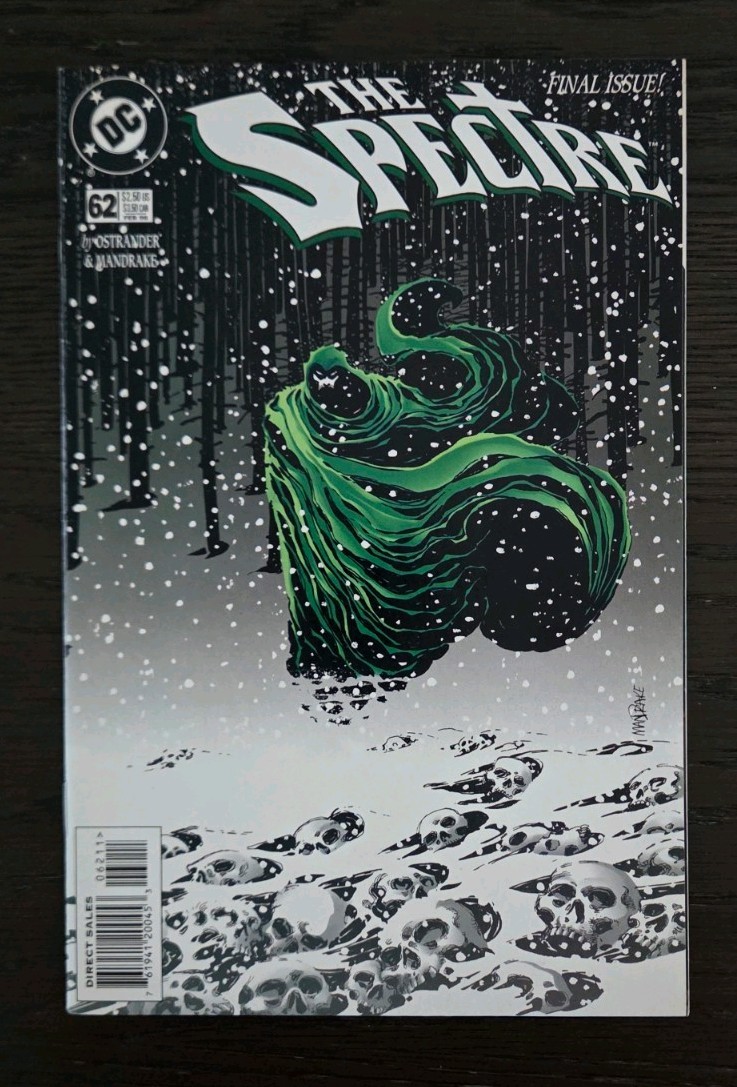 The Spectre #62 DC Comics 1998  Final Issue Low Print Ostrander VF / NM