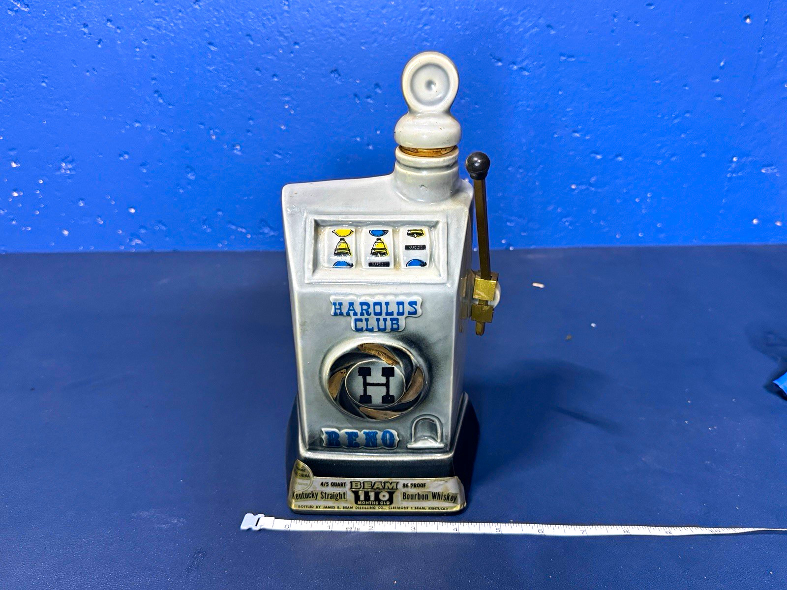 Jim Beam Beam 110 Slot Machine Decanter