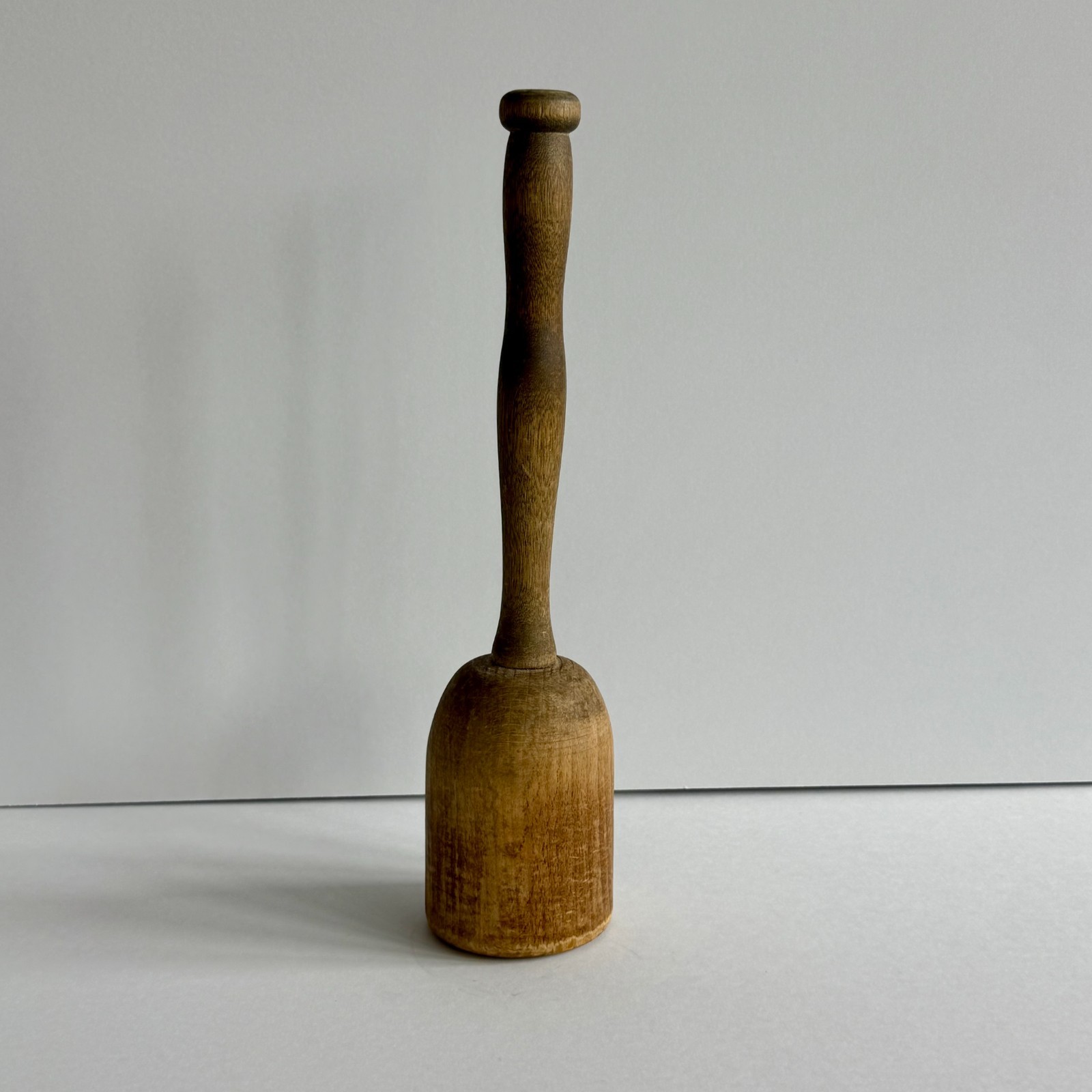 Antique Wooden Potato Masher Pestle Turned Treen Primitive Kitchen Farmhouse