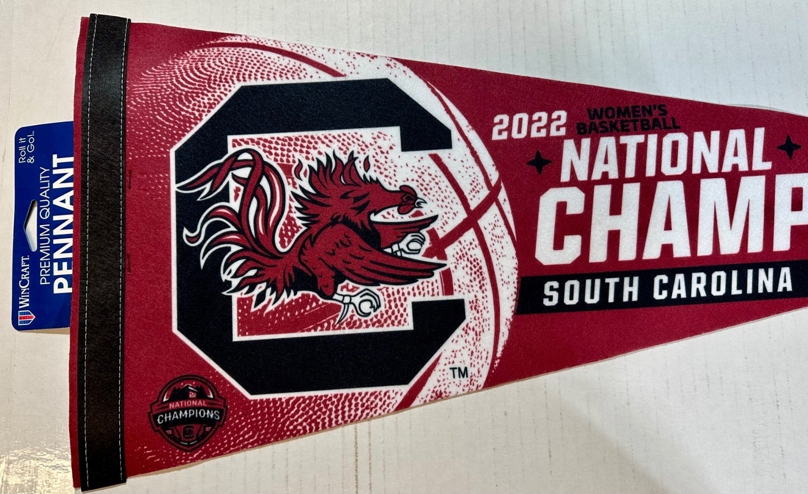 2022 University of South Carolina Women's Basketball National Champs Pennant