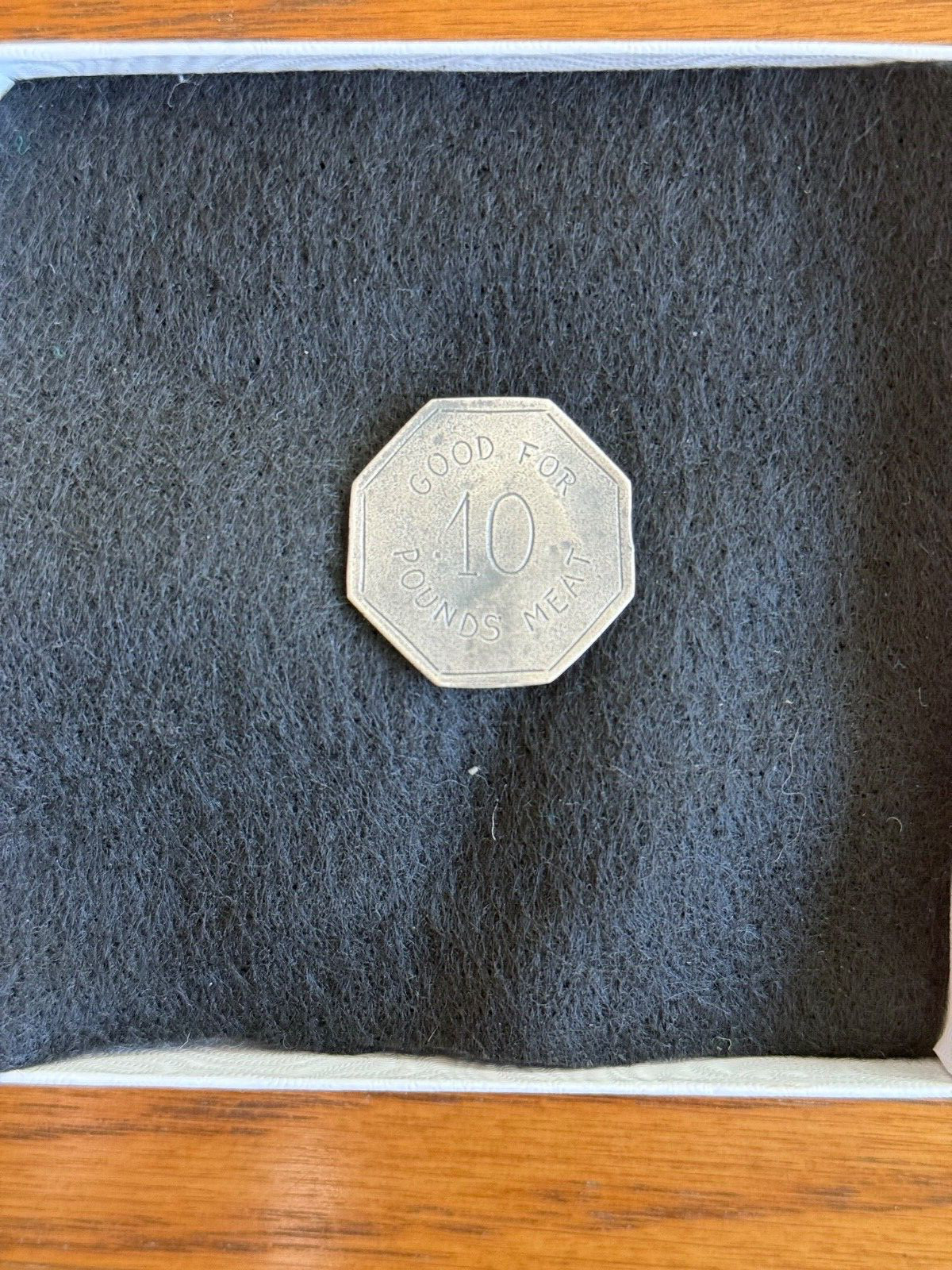 1875 Sterling Silver Standing Rock Indian Agency Silver Token