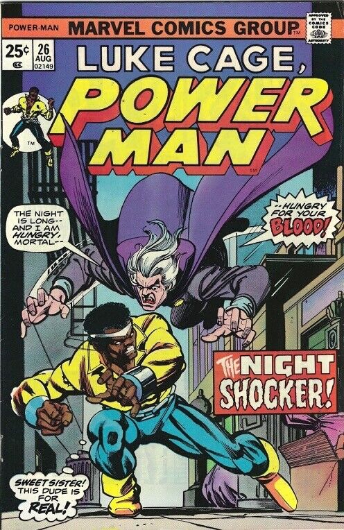 Luke Cage Power Man #26 1975 VF+ or better Night Shocker Combine Shipping