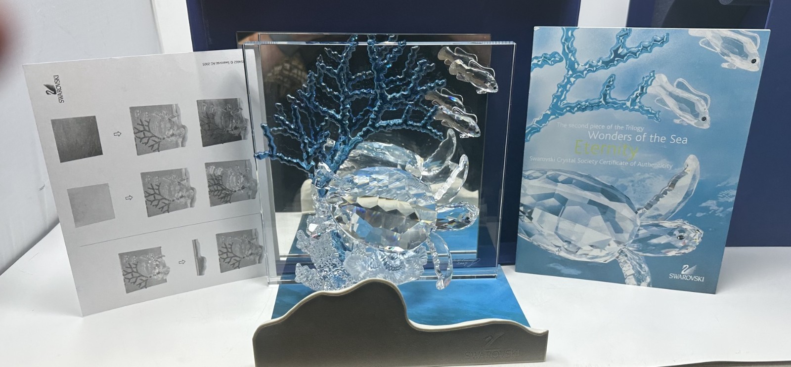 Swarovski Wonders Of The Sea Crystal Sculpture - 