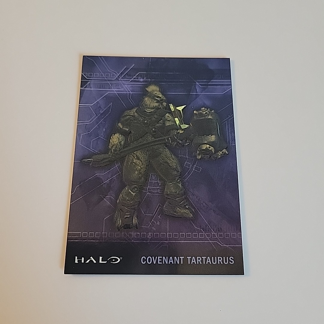 2007 Topps Halo Embossed Foil Card Covenant Tartaurus 8 of 10 Excellent 