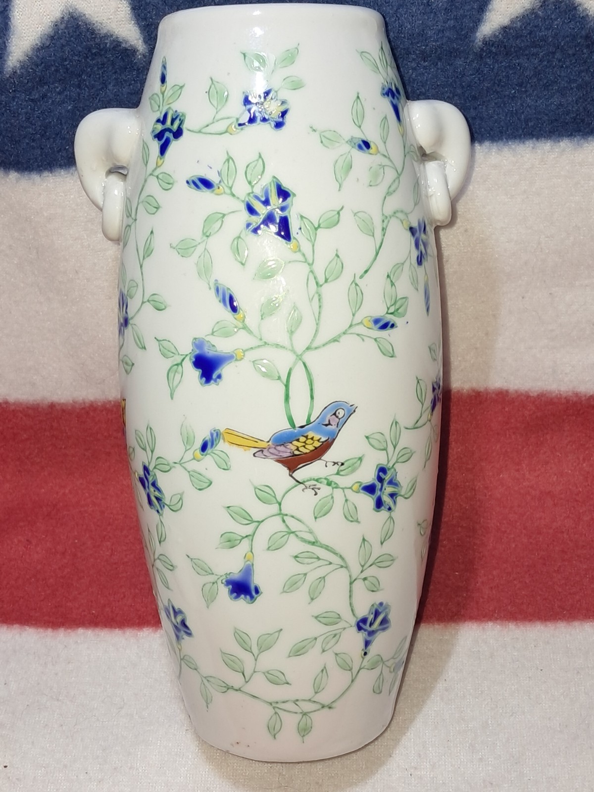 Vintages Chinese Hand-Painted Porcelain Elephant/Ginger Jar 8\