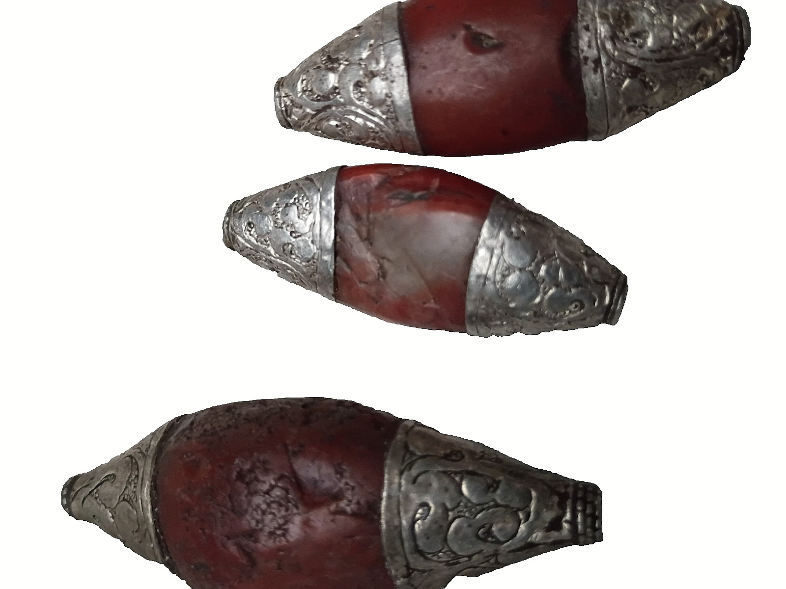 Ancient Roman Carnelian Stone Beads