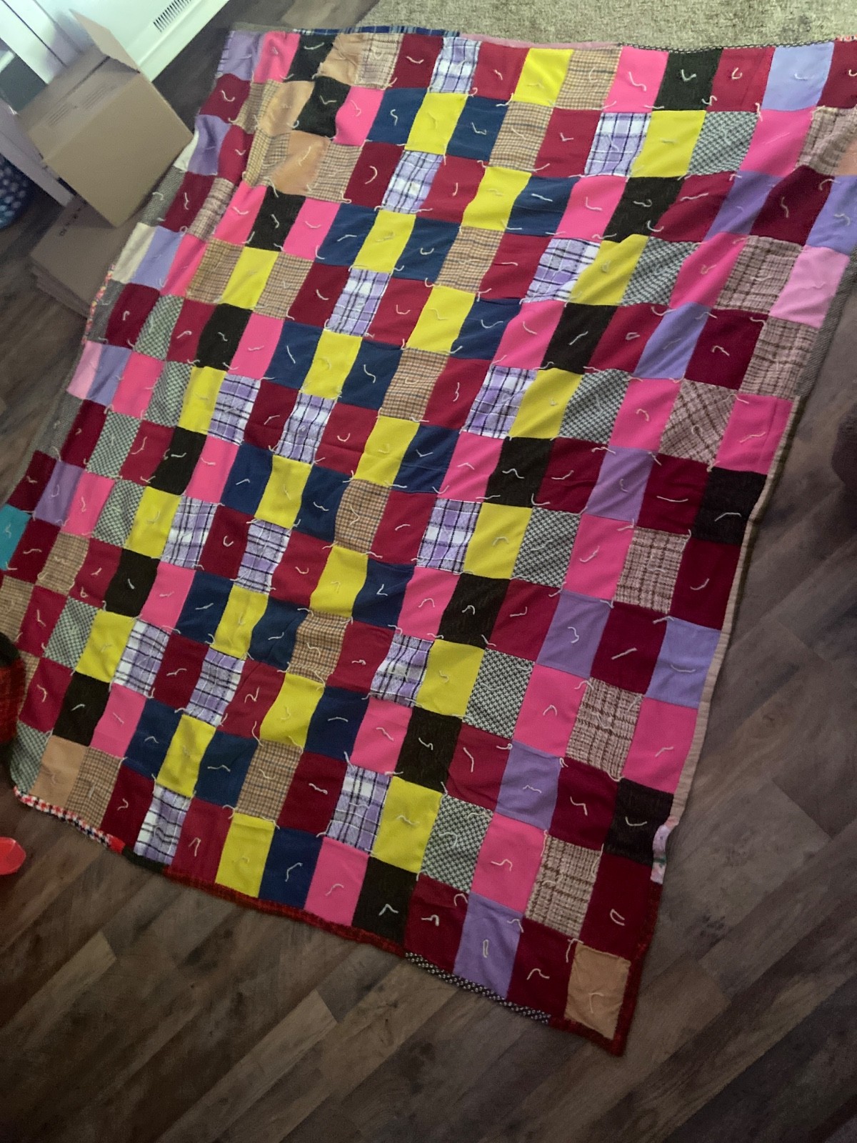 vintage handmade quilt 