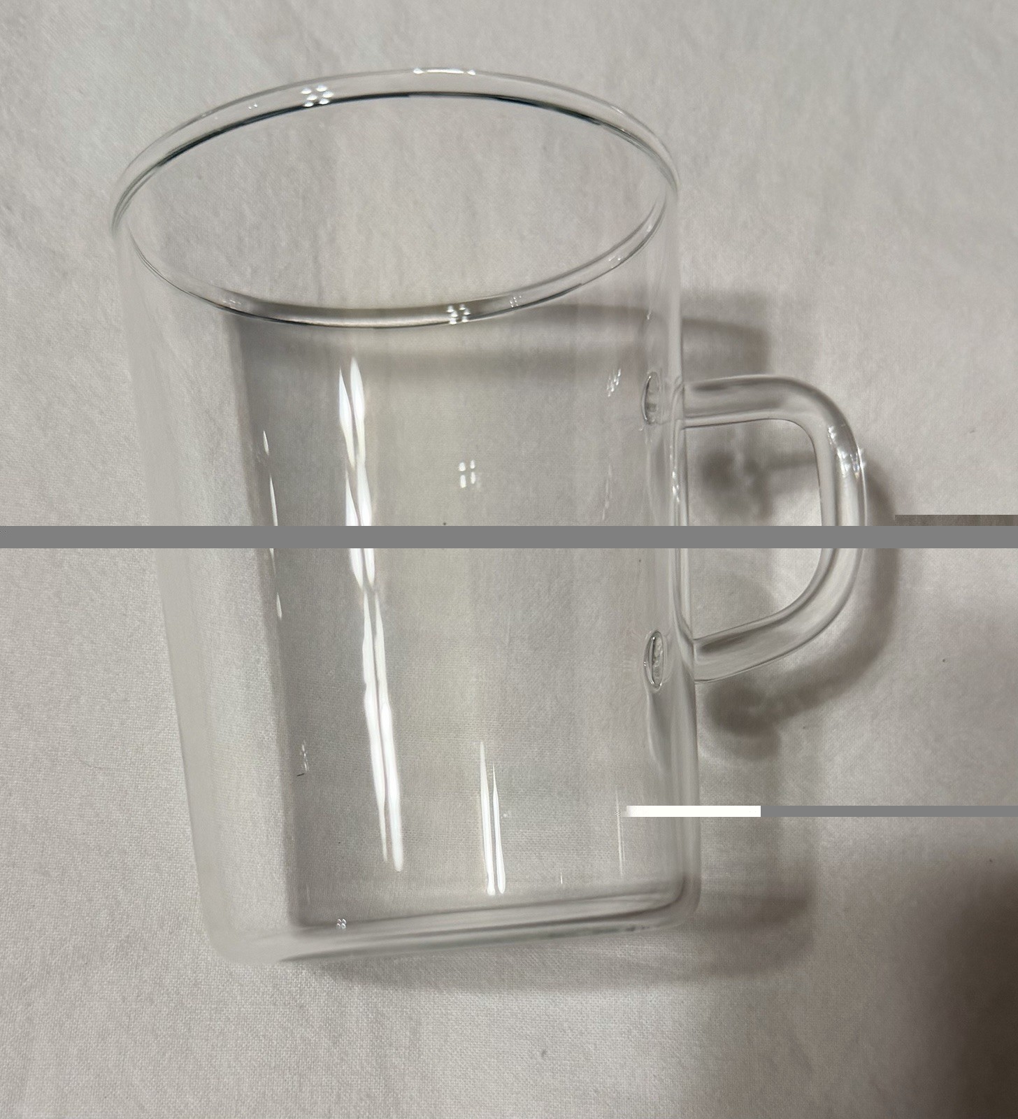 Vintage Schott Mainz Jenear Glass  5 Cups Clear Excellent Made In Germany