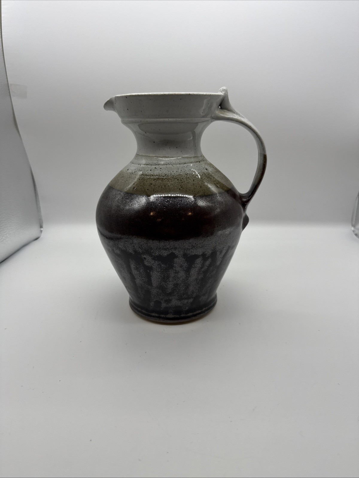 Vintage Pine Hill Pottery Art Pottery Stoneware Glazed Vase 9.5” Tall