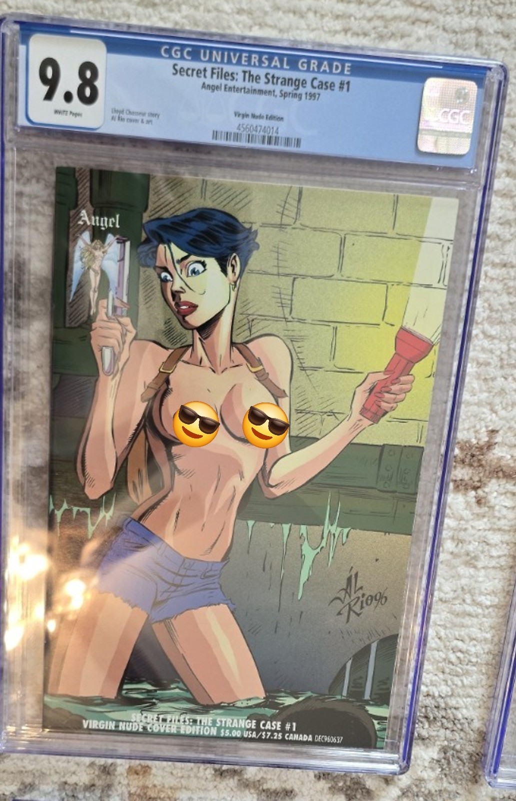 Secret Files The Strange Case #1 CGC 9.8 Virgin Nude Edition 1997 Secret Files The Strange Case #1 CGC 9.8 Virgin Nude Edition 1997