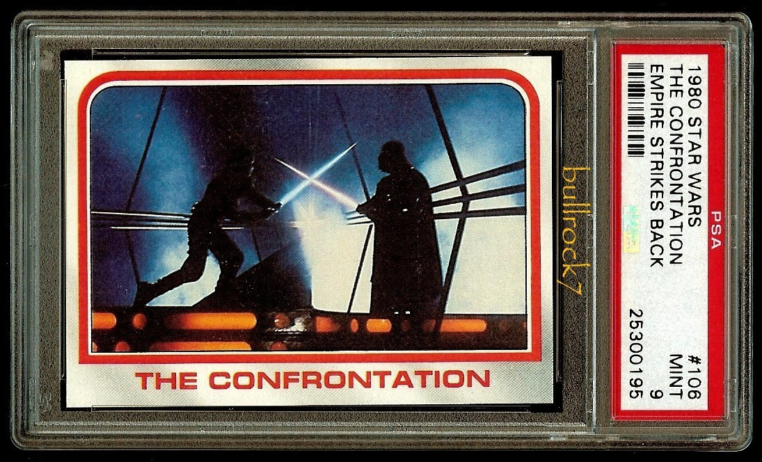 1980 Topps Star Wars Empire Strikes Back #106 The Confrontation PSA 9 *2806