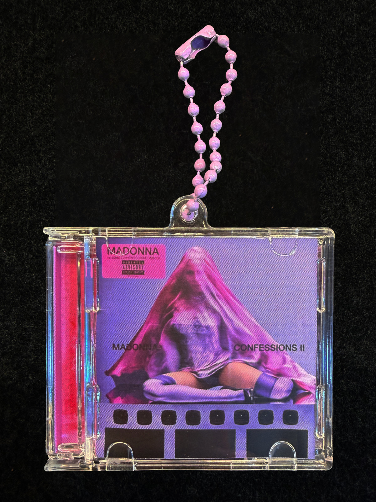 Madonna Confessions II Mini CD Keychain / NFC Spotify Rare