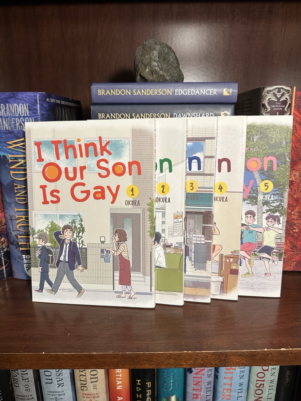 I Think Our Son Is Gay Vol 1-5 Okura Square Enix Manga Trade Paperback Lot
