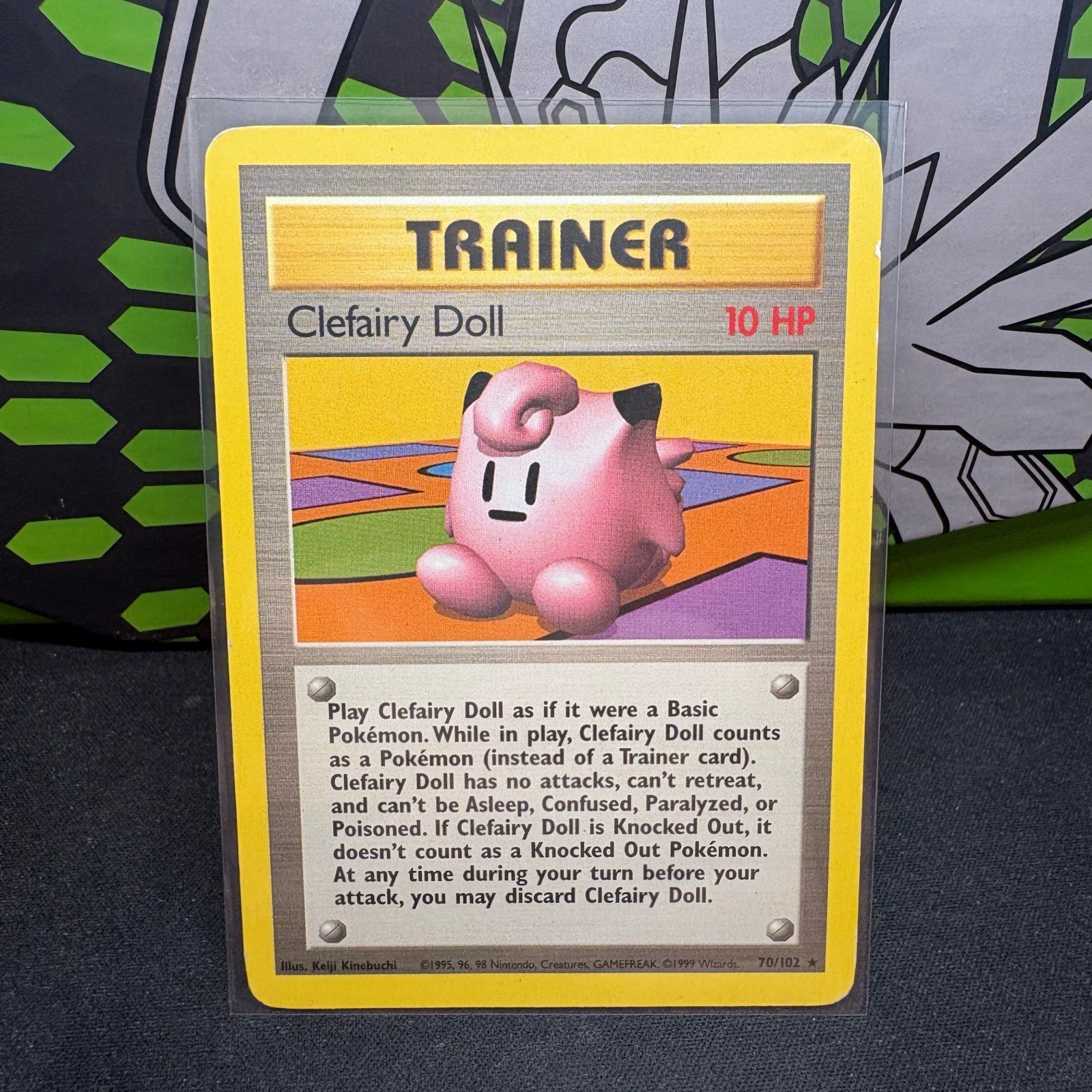 Clefairy Doll Unlimited Rare Base Set (Shadowless) 070/102 MP