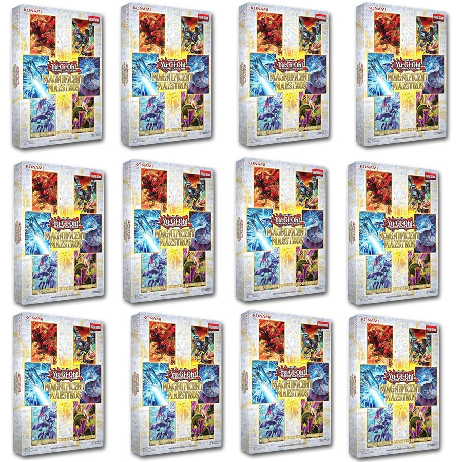 YuGiOh Magnificent Maestros Caseof 12 Boxes Sealed English MAMS Preorder